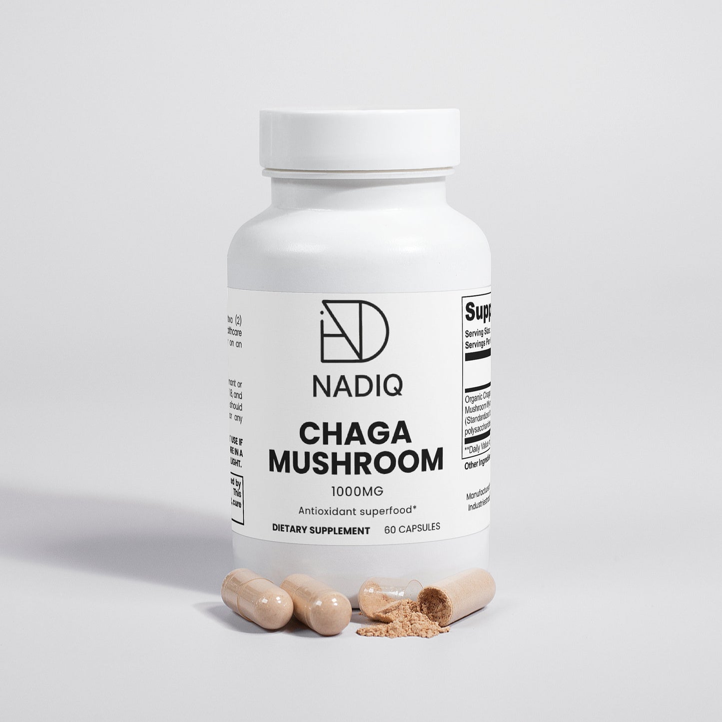 Chaga Mushroom Capsules – Immune & Gut Support from Nature